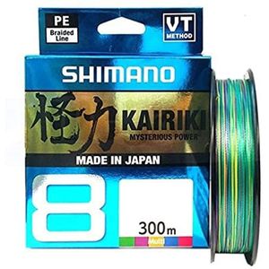 Shimano Kairiki 59Wpla68R22, gevlochten vislijn, 300 meter, 0,130 mm/8,2 kg