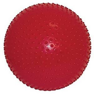 CanDo Gymnastiekbal met noppen/zitbal/motorische bal - SENSI-Bal - rood, 75cm