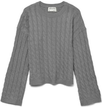 Awlorella - Gebreide Pullover - O-hals - Lange Mouwen - Regular Fit