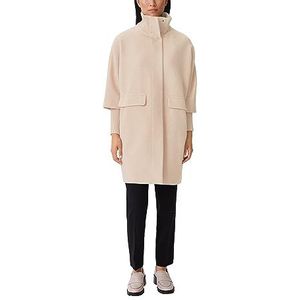 Comma (NOS) Damesmantel van wolmix, beige (81W7), 46