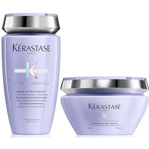 Kérastase, Ultra-voedende routine voor droog haar, Set met Shampoo, Conditioner en Leave-In Styling Milk, Zeer voedend & versterkend, Niacinamide & Plantaardige eiwitten, Voor droog haar, Nutritive