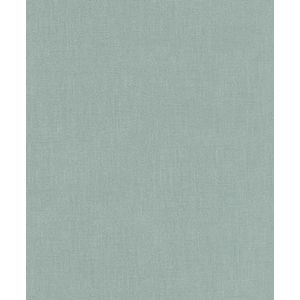 Rasch Behang 633665 - Unitbehang van vlies in turkooisgroen uit de collectie Color your life - 10,05 m x 0,53 m (LxB)