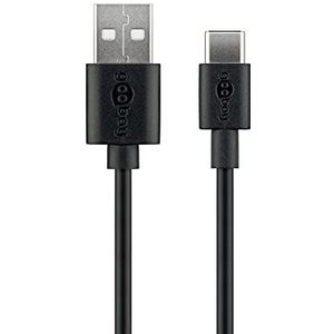 Goobay 59122 USB-C kabel naar USB-A – oplaadkabel met 3 A voor smartphone en tablet – 2 meter