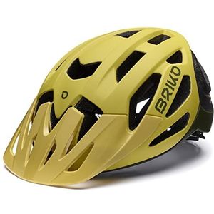 Briko SISMICX Helmet Unisex Volwassenen, Matt Turmenic Yellow, M