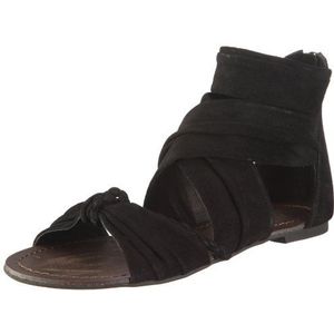 Buffalo London 310-3935 Kid Suede Taupe 47 116935 Damessandalen, zwart zwart 01, 36 EU