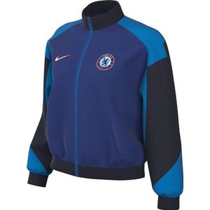 Nike Jas Chelsea Dames Dri-Fit Strike Anthm Jkt, Rush Blue/Obsidian/Lt Photo Blue, HF1840-495, L