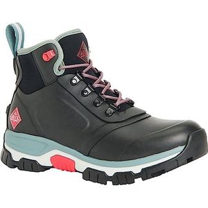 Muck Boots Apex Performance waterdichte enkellaarzen voor dames, zwart, 8, Zwart, 42 EU