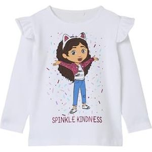 Name it - Nmfnessie Gabby Ls Nreg Top Box Sky - Meisjes - Blouses