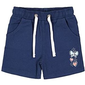 SALT AND PEPPER Baby meisjes shorts met vlinder print Organic Cotton Klassiek, inktblauw, 56