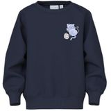 Sweatshirt - Regular Fit - Geborstelde Sweatstof - Lange Mouwen