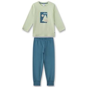 Sanetta jongens pyjama set, groen, 92 cm