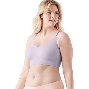 True & Co Dames True Body Lift Triangel verstelbare bandjes BH, Lila-Nebel, 85C/D/90A/B-XL