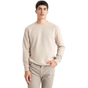 DeFacto Herentrui en sweatshirt - keuze uit truien en sweatshirts voor heren, beige, L