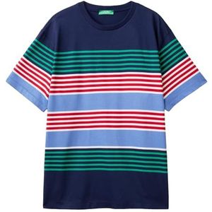 United Colors of Benetton T-shirt heren, Veelkleurig., XXL