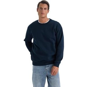 DeFacto Heren Bequeme Sweatshirt Herren Pullover, Groen, M, Groen, M
