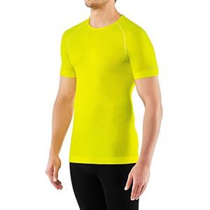 FALKE Functioneel shirt met korte mouwen, cool functioneel materiaal, heren, zwart, blauw, ademend ondergoed voor sport, verkoelend, sneldrogend, voor warme tot warme temperaturen, 1 stuk