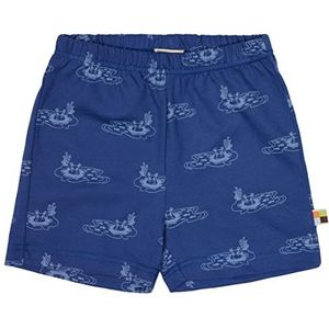 loud + proud Unisex kinderprint, GOTS-gecertificeerde shorts, ultramarijn, 62/68, Ultramarijn, 62/68 cm