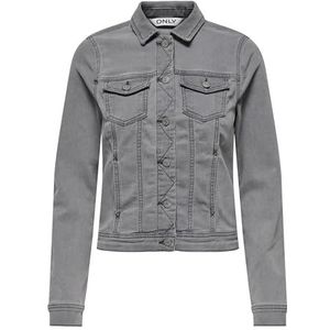 Only Dames Onlwonder DNM Jacket Noos, Medium Grey Denim, 3X_l, Medium Grey Denim, 3x_l