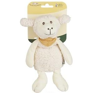 GrünSPECHT Warm-knuffeldier, schaap, baby, koolzaad warmtekussen met wasbare overtrek, voor baby's en peuters, verwarmend knuffeldier bij buikpijn en verkoudheid (336-V4)