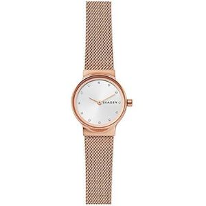 Skagen Vrouwen Analoog Quartz Horloge met Acier Onzuurbaar Strap SKW2665, Roségoud, 26 mm, armband