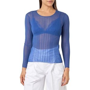 Pinko ALCHEMILLA Jersey crêpe transparant, F1e_Münchenblau, L