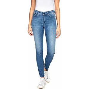 Replay Luzi Skinny Fit Damesjeans met stretch, 009, medium blue., 23W x 30L