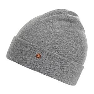 BICKLEY + MITCHELL Dames Cashmere Merino Blend Turncuff Womens 2173-01-12-102 Beanie Hoed, Grey Melee, One Size