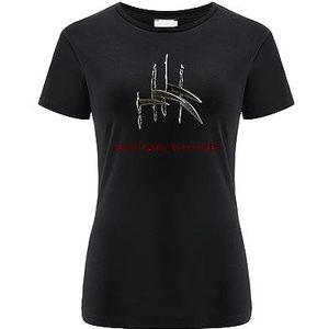 ERT GROUP Origineel en officieel gelicentieerd zwart horror T-shirt voor dames, Nightmare of ELM Street 011, eenzijdige print, maat XXS, Nightmare Of Elm Street 011 Zwart, XXS