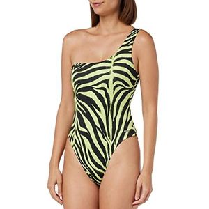 HUGO Dames Savanna Swimsuit Open Yellow750, L, Open Yellow750, L