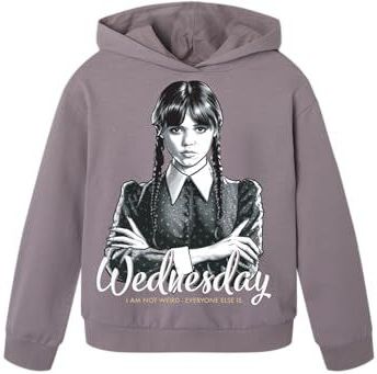 NAME IT Nkfjixinni Wed RLX Sweat Wh Bru Noos Sky, Purple Dove, 122-128