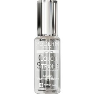 PODERM Nagelverharder Lak – Top Coat – 8ML | Versterkt Zwakke, Breekbare & Broze Nagels | Verrijkt met Biotine, Silicium & Keratine | Ontwikkeld door een Podoloog – Swiss Made