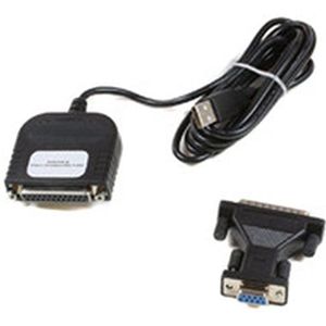 MicroConnect USB/parallelle kabel – Parallelle kabel DB25 M-F 2 M 2 M Zwart