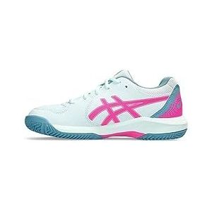 ASICS Gel-Dedicate 8 Padel Gs Sneakers voor jongens, Soothing Sea Hot Pink, 32.5 EU
