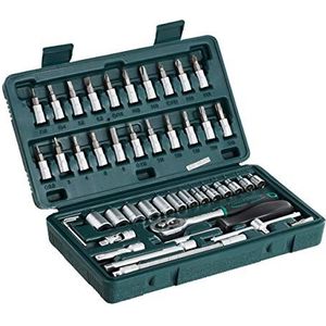 Brüder Mannesmann M 2040 Dopsleutelset, 1/4 inch, 46-delig