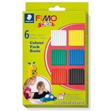 STAEDTLER 8032 01 - Fimo kids materiaalverpakking Colour Pack, basic, 6 x 42 g