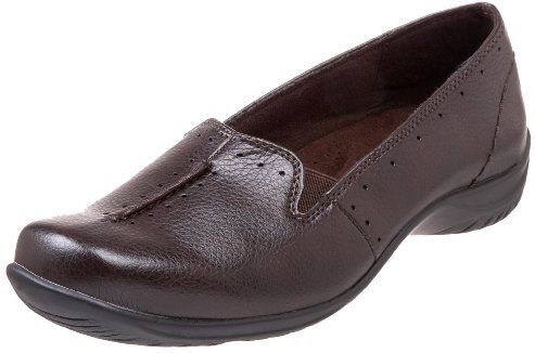 Easy Street Women's Purpose Slip-On,Brown,9.5 W US