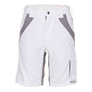 Planam Shorts Plaline, maat 4XL, 1 stuks, zuiver wit/zink, 2543068