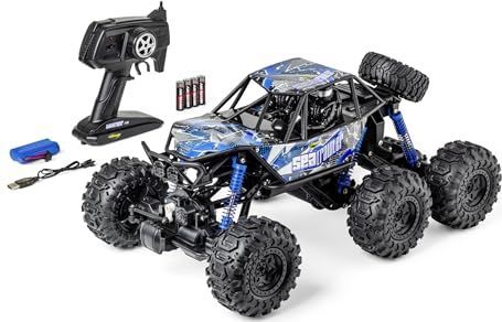 Carson Modellsport Sea Crawler 6x6 - RC Auto - Elektro Monstertruck - 1:10 - 6WD - 2,4 GHz