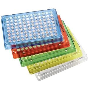 Eppendorf twin.tec LoBind PCR-reinigingsplaat, halfbruin, 250 µL capaciteit, kleurloos, 300 stuks