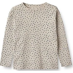 Wheat T-shirt Vesper Junior maten meisjes 100% biologisch katoen Öko-Tex Standard, 3241 Soft Beige Clover, 116 cm