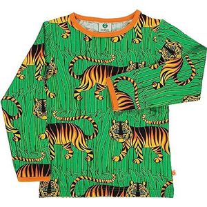T-shirt LS. Tiger, donkeroranje (dark orange), 11-12 Jaar