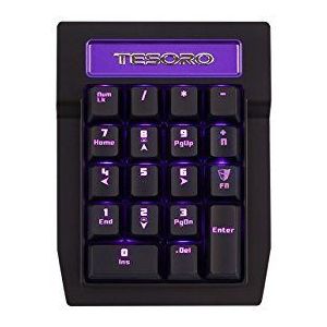 Tesoro Tizona Elite Numpad G2NFL-P gaming toetsenbord, zwart/blauw