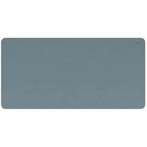Aptiq Bureauonderlegger blauw - stijlvol en ergonomisch design - 67 x 33 cm - voor comfortabel werken - duurzaam PU - lederlook