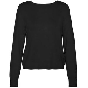 VERO MODA Gebreide damesjas, zwart, XS