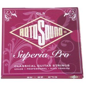 Rotosound snaren voor klassieke gitaar set Superia PRO CL3 hoge gauge: 28 32 40 30 37 46