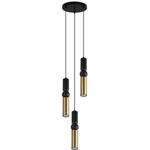 Italux Isidora Moderne hanglamp met 3 lichtclusters, GU10