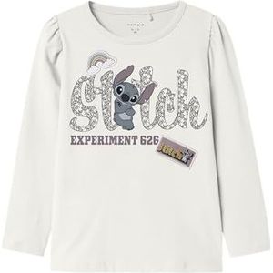 Name It - Nmfarna Stitch Ls Top Box Wdi - Longsleeve - Cloud Danser - Meisjes
