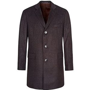 HACKETT LONDON Heren W/CASH BRUSHED GCHECK Jacket, 898DARK BROWN, 34