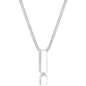 Diamore dames. 925 sterling zilver Brillantschliff Diamant