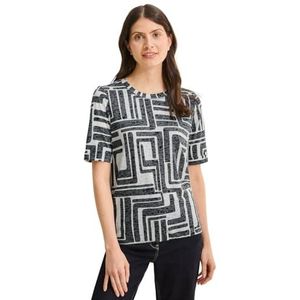 CECIL - Overhemd - Gedessineerd - Korte Mouwen - Zachte Materiaalmix